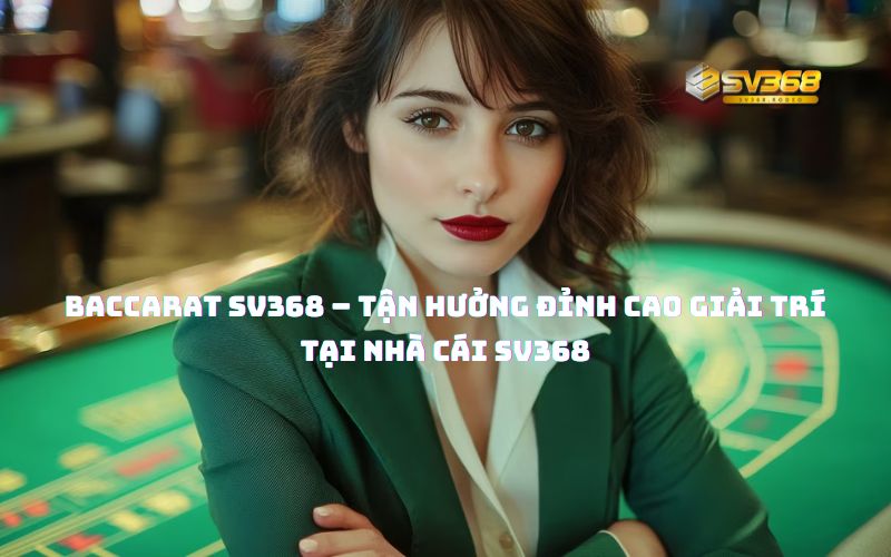 Baccarat SV368 – Tận hưởng đỉnh cao giải trí tại nhà cái SV368