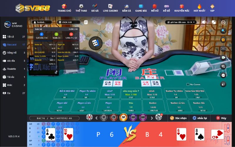 Baccarat SV368 là gì?