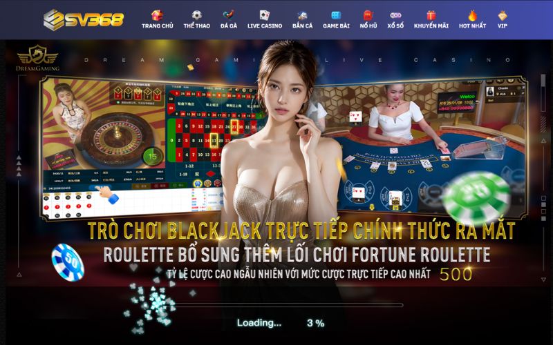 DG Casino SV368 – Sảnh Live Casino Hàng Đầu Năm 2025